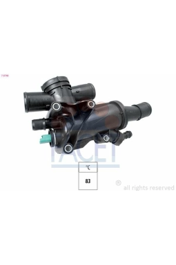 FACET 7.8748 | Termostat Gövdesi Komple P307 P407 P508 P308 P607 C4 C5 II Jumpy III Expert III C5 III Dw10bted4 () Mondeo Smax Galaxy 2.0 TDCI 07
