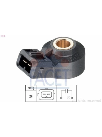 FACET 9.3148 | Vuruntu Sensörü Astra H Vectra C Zafira B Sıgnum A16xer Z16xer Z18xer Berlingo C5 Jumpy Saxo Peugeot P106 P206 P306 P307 Partner Boxer Berlingo C5 Saxo Xantia Xsara C8 P807 Xsara Picasso 1.4 / 1.6 / 1.8 / 2.0
