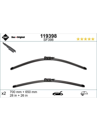 VALEO 119398 | Silgi Süpürgesi Tk 70 + 65Cm 02-Pt.307-Vito (W639)