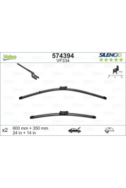 VALEO 574394 | Silgi Süpürgesi Tk 60 + 35Cm 08-Ft.500 Rt.Zoe