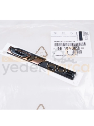PSA 98185061FU | Peugeot 3008 P84E Sol Çamurluk Gtline Yazı Orijinal