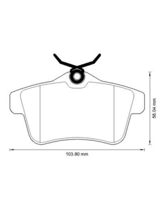 MGA 55629 | Peugeot 5008 2010-2016 Arka Fren Balata Takımı