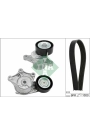 INA 529032310 | Kanallı Kayış Kit (2 Rulman + Kayış) Dv6c 208 308 508 3008 5008 Tepe Ds3 Ds4 Ds5 Berlingo