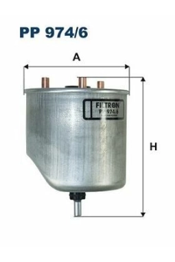 FILTRON PP974-6 | Mazot Filtresi 10-207-208-301-308-508-5008-C3-C4-C5-Prt-Brl 1.6Hdi