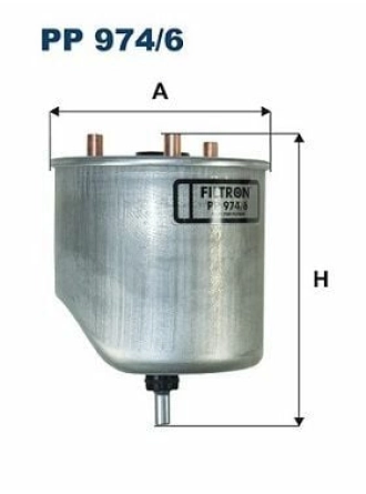 FILTRON PP974-6 | Mazot Filtresi 10-207-208-301-308-508-5008-C3-C4-C5-Prt-Brl 1.6Hdi