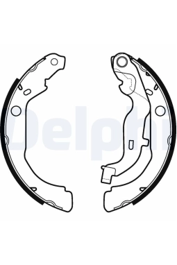 DELPHI LS2127 | Pabuç Balata 10-Duster4×4