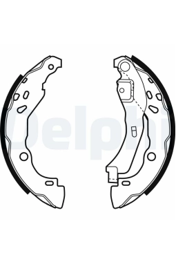 DELPHI LS1929 | Pabuç Balata Clio II 01-Clio IV 13-Symbol / Logan Sandero / 208 I (Ca_, Cc_) 12-191.4 HDI 1.6 1.0 1.2 VTI 82 1.2 Thp 110 1.6 HDI / Bluehdi 75 1.6 Gti 1.6 Bluehdi 120 1.6 Bluehdi 100 1.6 Thp 165 1.6 HDI 1.2 Vti 68 / Puretech 68 1.2 Pur