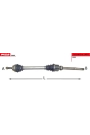 MGA 70809 | Aks Sağ Peugeot: 301 Citroen C-Elyzee 1.6 HDI (21×24×881,5mm)