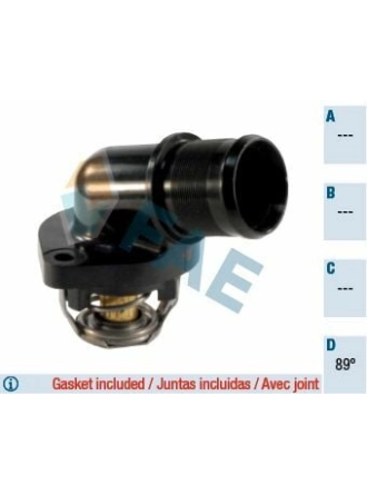 FAE 5322689 | Termostat Komple Kapaklı 89°C° 106 206 306 C2 C3 C3 II C3 Plurıel Xsara Saxo Tu3jp-Tu3a Tu3aes 1.8 8V
