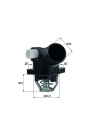 MAHLE TM32103 | Termostat 103°C 06-207-1007-C2-C3-206 + 1.4İ