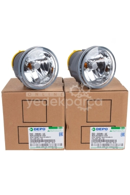 DEPO 552-2004N-UE | Citroen C2 2003-2006 Sis Farı Takımı 2 Adet