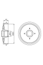 BOSCH 0986477201 | Kampana (Ad) 02-C2-C3-1007 12-Pt.208 Yatak Yok | 2 Adet