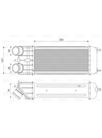 VALEO 818663 | Turbo Radyatörü (Intercooler) 06-207-1007-C2-C3 1.6Hdi