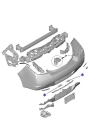 GKN 7414NP | Peugeot 508 2014-2017 Arka Tampon Kapak Tutucu