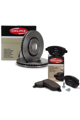 Citroen C3 2009-2015 Ön Fren Disk Takımı Ve Ön Fren Balata Takımı Delphi Marka