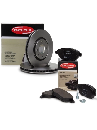 Citroen C3 2009-2015 Ön Fren Disk Takımı Ve Ön Fren Balata Takımı Delphi Marka