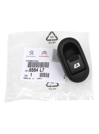 PSA 6554.L7 | Cam Kumanda Düğmesi Sağ / Sol Citroen C2 C3 II C3 Pluriel Peugeot 1007