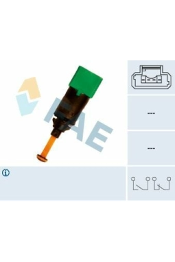 FAE 24899 | Fren Müşürü 06-Pt.207-307-308-C3-C4-C5 4Fıslı Yesıl