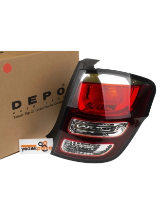 DEPO 552-1945R-LD-UE | Citroen C3 2009-2015 Makyajlı Sağ Stop Lambası