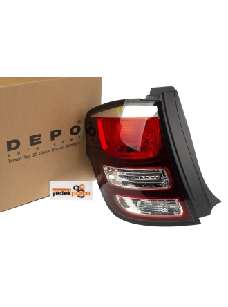 DEPO 552-1945L-LD-UE | Citroen C3 2009-2015 Makyajlı Sol Stop Lambası