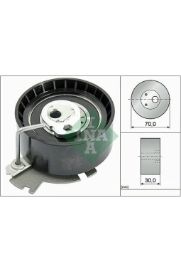 INA 531063210 | Triger Gergi Rulmanı (Peugeot: 206 / 307 05- 1.6 16V Tu5jp4 Ym) B