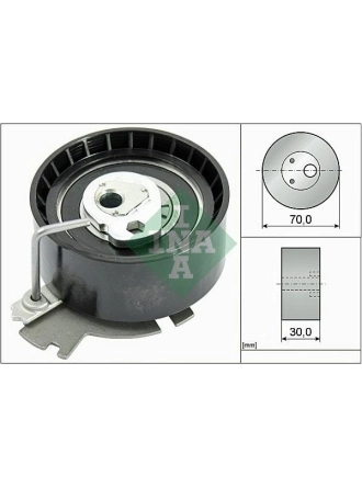 INA 531063210 | Triger Gergi Rulmanı (Peugeot: 206 / 307 05- 1.6 16V Tu5jp4 Ym) B
