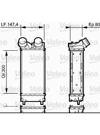 VALEO 818837 | Turbo Radyatörü (Intercooler) 08-Prt.Tepee-Brl 1.6Hdi 109Hp 308-3008-5008-C4 90-109Hp