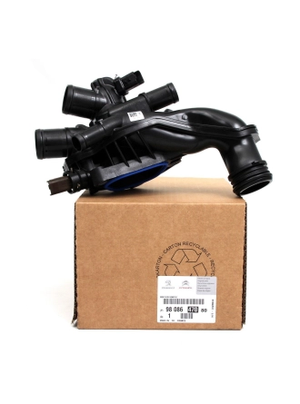 PSA 9808647080 | Citroen C4 1.6 Benzinli EP6 Termostat Komple Orijinal