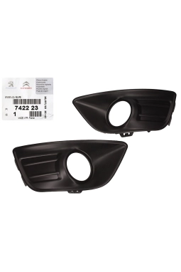 PSA 7422.23 | Citroen C4 Makyajlı Kasa Sis Far Çerçeve Takımı Sağ Sol 2 Adet Orijinal