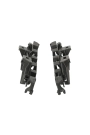 TAYVAN 741679 | Citroen C4 2005-2010 Ön Tampon Bağlantı Ayak Takımı Sağ-Sol Tawian