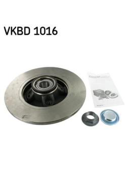 SKF VKBD1016 | Disk + Rulman Arka 08-Partner-Brl-C4.Pcs 1.6Hdi (1.Disk + 1.Rlm) | 1 Adet