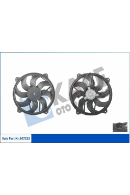 KALE 347215 | Fan Motoru 08-307-308-3008-5008-C4-Partner-Berlingo 1.6-2.0Hdi