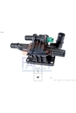 FACET 7.8734 | Termostat Yuvası Komple 308 Partner Tepee / Berlingo III / Focus III Cb8 11 > 14 1.6 TDCI Focus Iııı