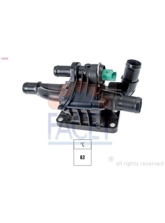 FACET 7.8734 | Termostat Yuvası Komple 308 Partner Tepee / Berlingo III / Focus III Cb8 11 > 14 1.6 TDCI Focus Iııı
