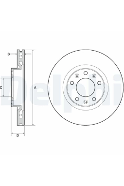 DELPHI BG4669C | Disk On 13-Cn.C4 | 1 Adet