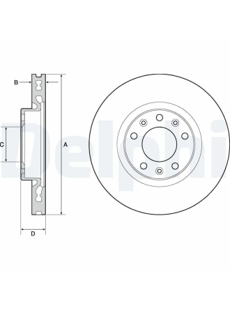 DELPHI BG4669C | Disk On 13-Cn.C4 | 1 Adet