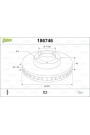 VALEO 186746 | Fren Diski Ön 407 (6D_) 04-112.0 Bioflex (6Drfjb) 2.0 (6Drfnb, 6Drfne) 2.0 HDI 135 (6Drhrh, 6Drhre, 6Drhrg, 6Drhrj) 1.6 HDI 110 (6D9hzc, 6D9hyc) 2.0 16V (6Drfjc, 6Drfje, 6Drfjf) 2.0 HDI (6Drhrh) 407 Sw (6E_) 04-101.8 2.0 1.6 HDI 110 2.