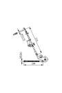 BOSCH 1987481427 | Ön Sol Fren Hortumu P407 P407 Sw Coupe C5 III 04 -