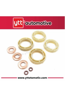 YTT Y40717A | Enjektör Keçesi + Conta (Takım Komple) Partner II Partner Tepe Berlingo II Berlingo III 307 Ym C4 206 C5 II C5 III C3 C3 II Ford Fiesta V (Jh_, Jd_) 1.6 TDCI Fiesta VI Focus C-Max