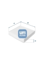 UFI 53.039.00 | Polen Filtresi 03-Partner-Berlingo