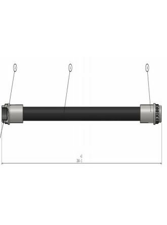CAVO C800756A | Fren Hortumu Arka (Peugeot Partner 96-/ Citroen Berlingo 96 -) | 2 Adet