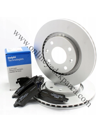 Citroen Berlingo 2003-2009 Ön Fren Disk Takımı Ve Ön Fren Balata Takımı Delphi Marka