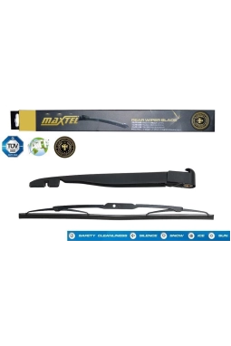 MAXTEL 12611242 | Arka Silecek Süpürgesi Kollu Fıskıyelı (400mm) Partner 96-08