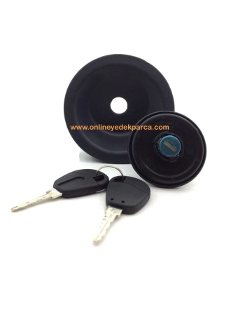 Citroen Berlingo 2003-2009 Depo Kapağı Komple Anahtarlı Yansanayi