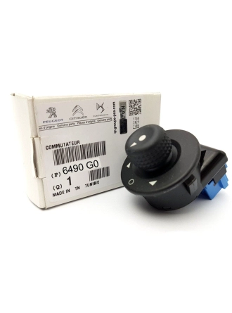 PSA 6490.G0 | Citroen Berlingo 2009-2018 Ayna Ayar Düğmesi Ayna Katlamalı Tip Orijinal