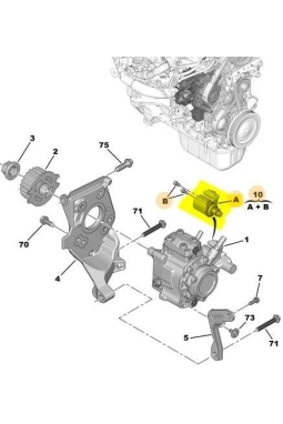 İTHAL 9806448880 | Citroen Berlingo 1.6 Dizel 2009-2018 Mazot Pompa Müşür