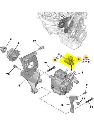 İTHAL 9806448880 | Citroen Berlingo 1.6 Dizel 2009-2018 Mazot Pompa Müşür