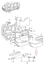 Gkl Volkswagen T4 1996-2003 Sol Kapı Cebi 701867131