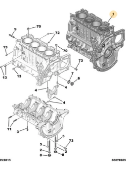 Citroen JUMPY DV6C 93 BG Euro5  Piston Segmanlı Blok Servis Ürünü