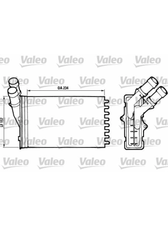 VALEO 812005 | Kalorifer Radyatörü Partner-Brl-306